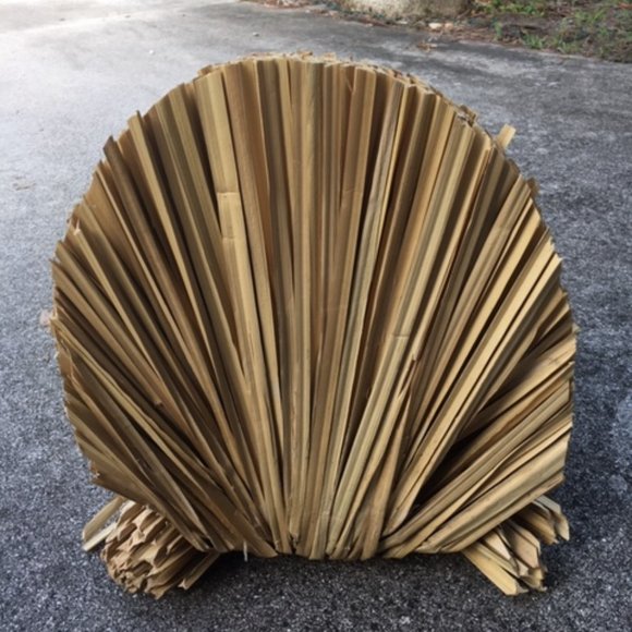 Vintage Handmade Corn Husk TURKEY Fall Table Center Piece Decoration 16.5x13.5 - Picture 7 of 12